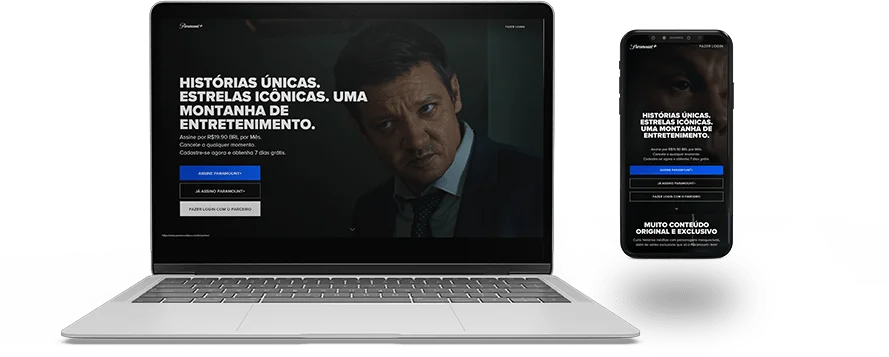 WM Telecom Internet Fibra Óptica com TV e Streaming Paramount+